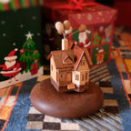 Wooden music box with various melodies