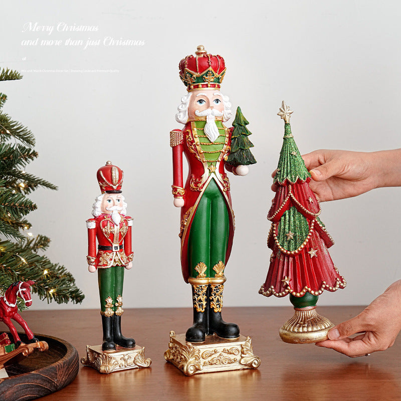 Decorative Christmas figure made of resin