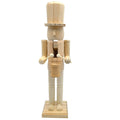 Nutcracker figure made of wood, 38 cm, unpainted