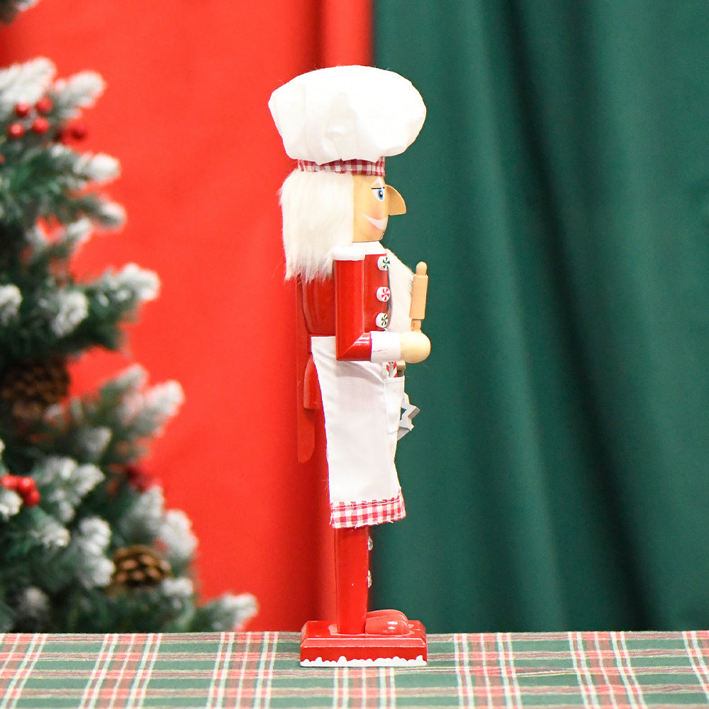 Nutcracker Figure Chef, 38 cm, Wood