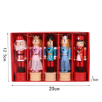 Nutcracker Set, 12 cm, 5-piece, Princess Design