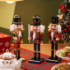 Nutcracker figure made of wood, 25 cm, European style