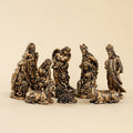 Nativity figures set made of resin, 8-piece