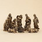 Nativity figures set made of resin, 8-piece