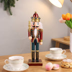 Nutcracker figure made of wood, 25 cm, European style