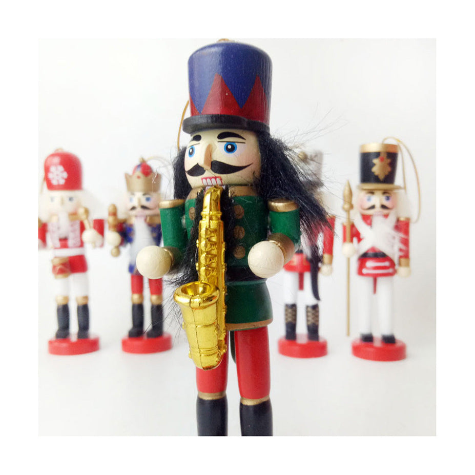 Nutcracker pendant made of wood, 12 cm