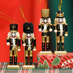 Nutcracker soldier made of hardwood, 13 cm