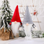 Scandinavian Gnome Pendant in Checkered Pattern