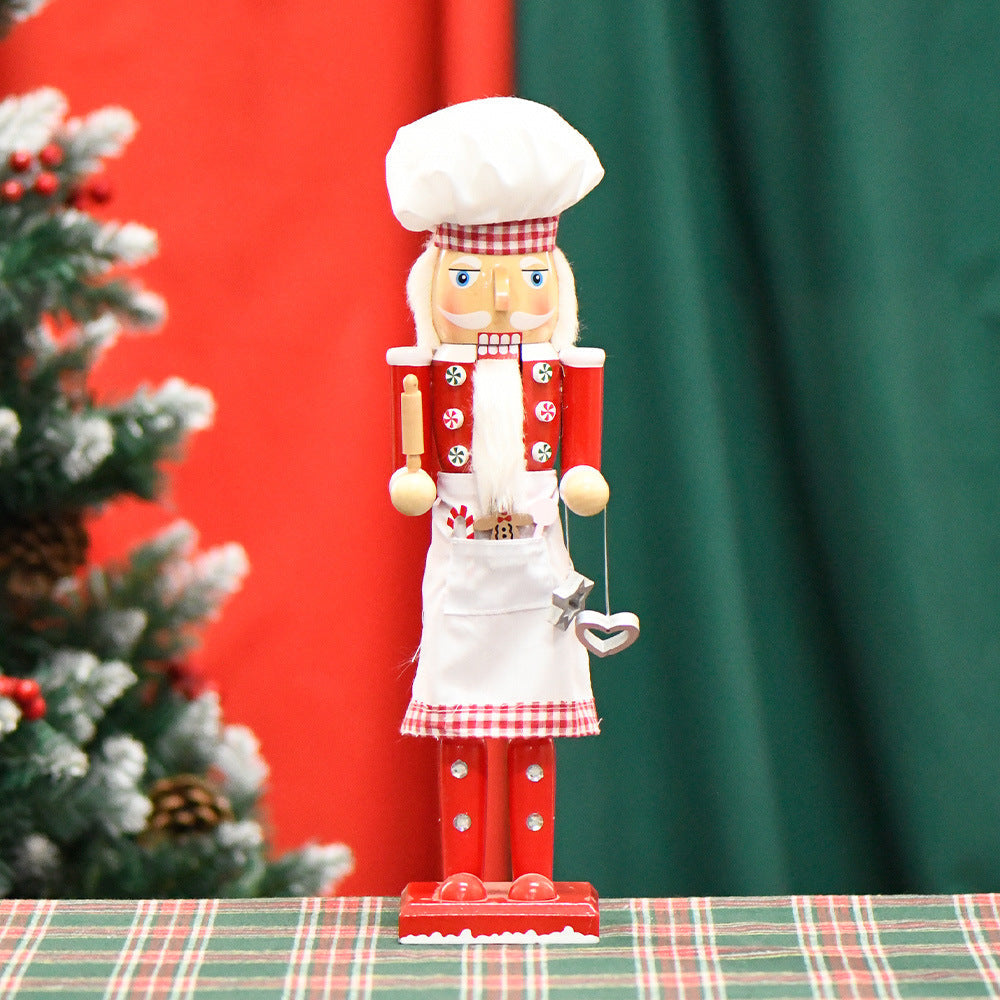 Nutcracker Figure Chef, 38 cm, Wood
