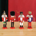 Wood Nutcracker Pendant, 13 cm