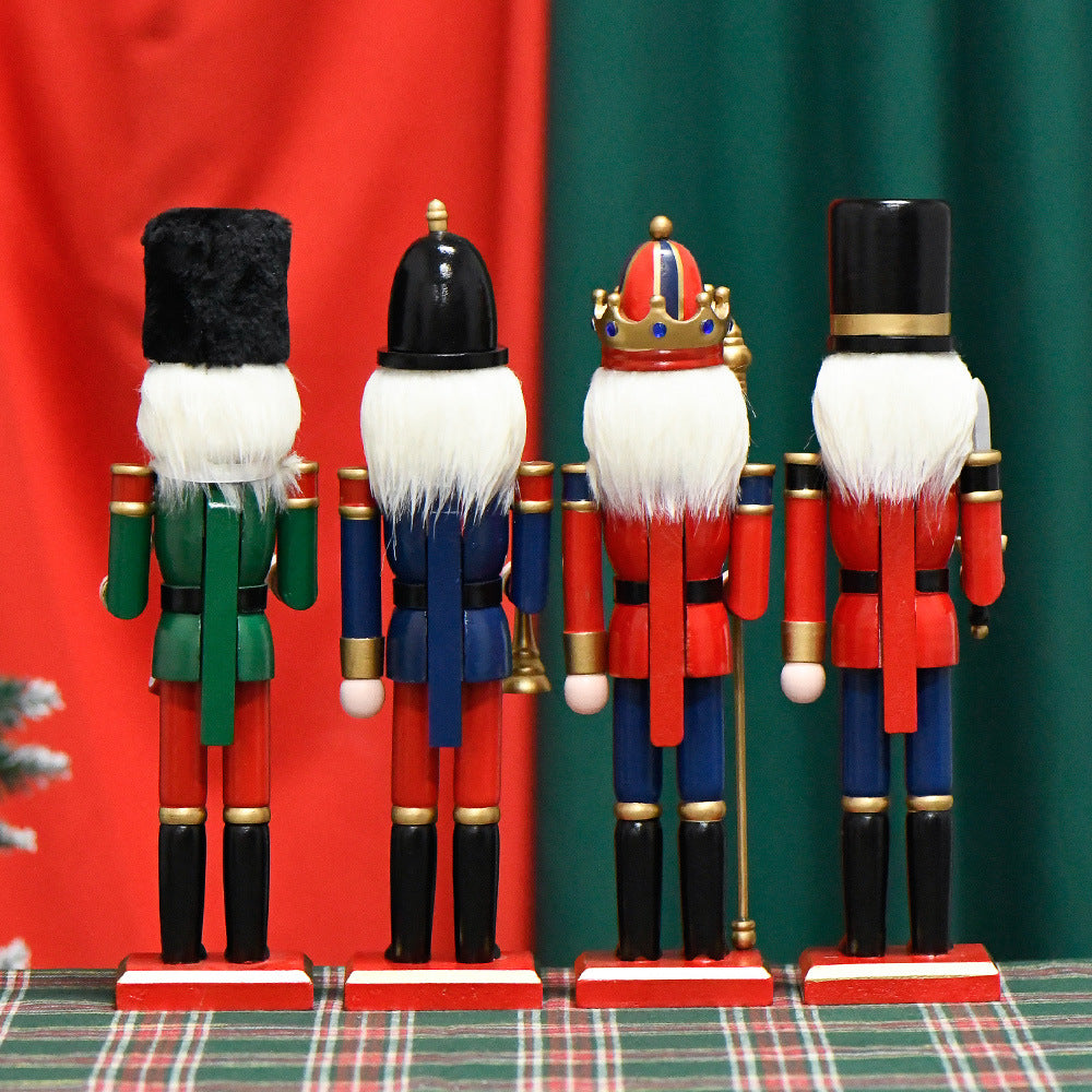 Nutcracker soldier made of wood, 30 cm