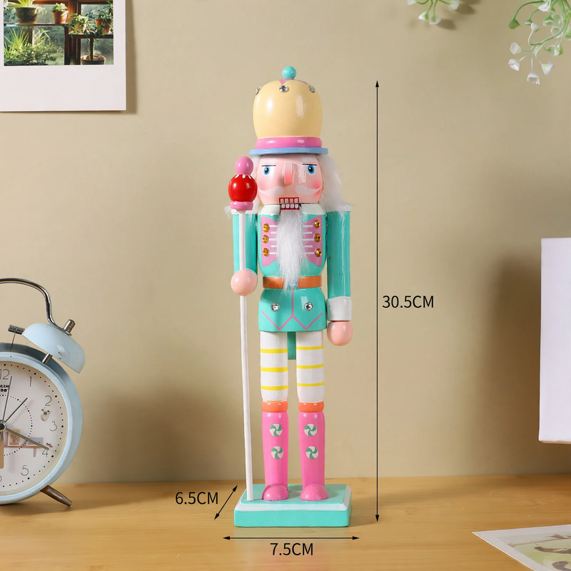 Decorative nutcracker figure in rabbit design