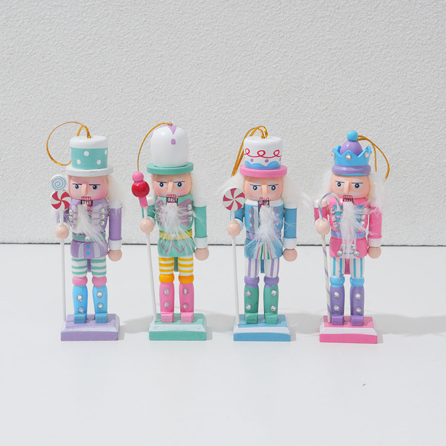 Nutcracker set, 12.5 cm, Christmas tree decoration