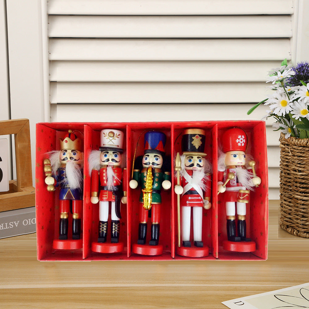 Nutcracker pendant made of wood, 12 cm