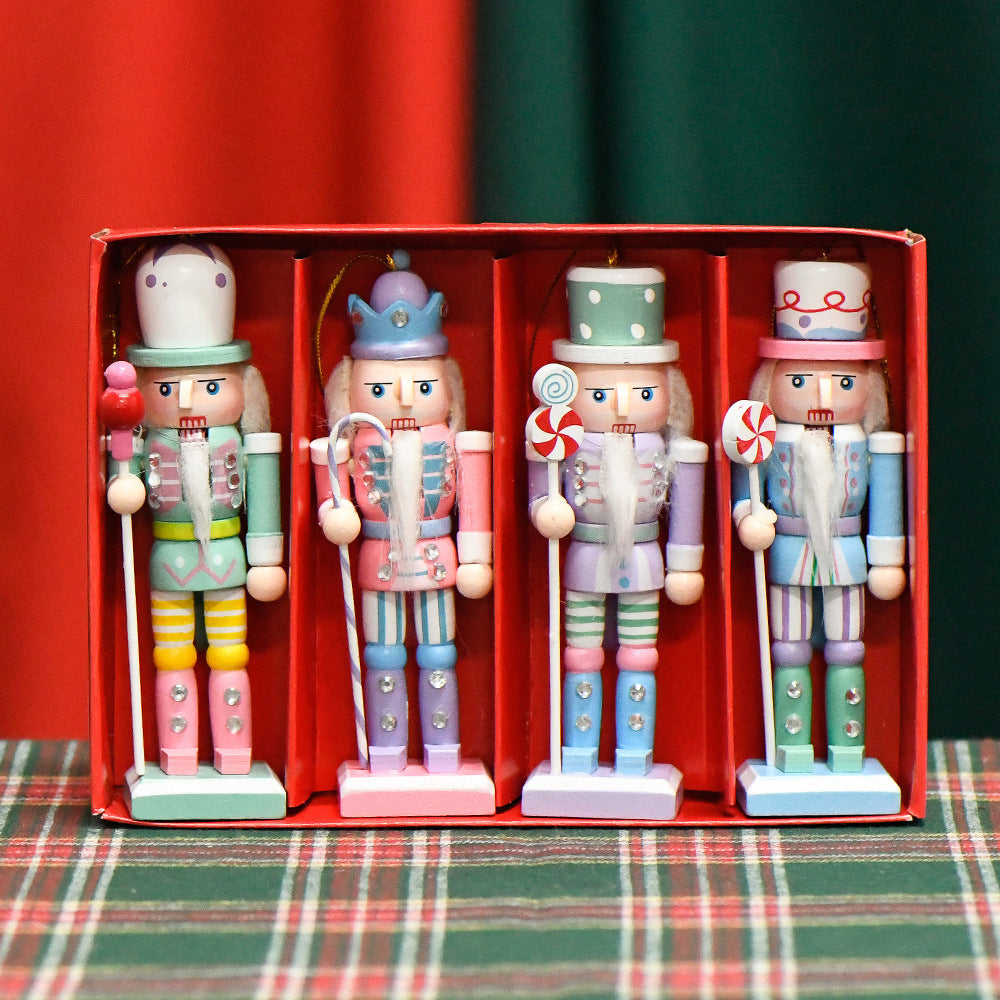 Nutcracker set in Scandinavian style, 13 cm