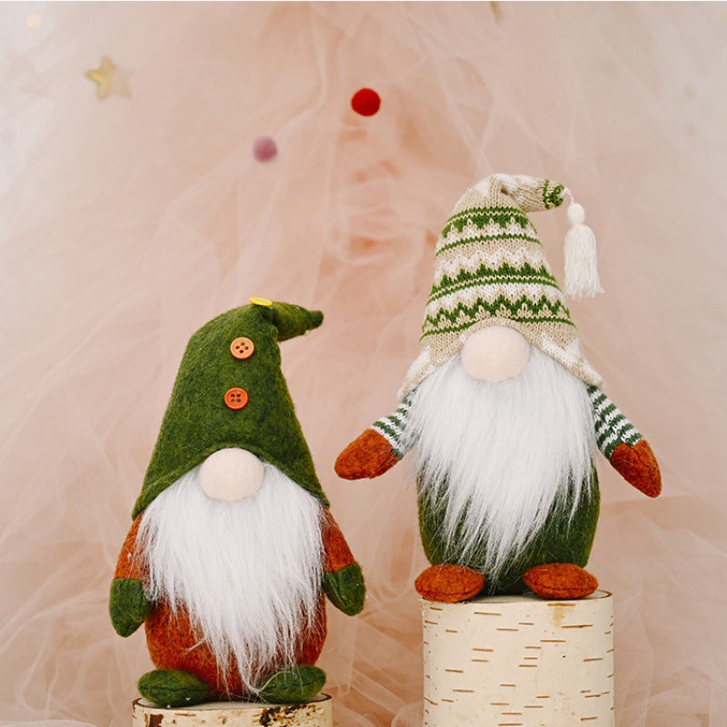 Christmas Elf Figure, Nordic Style, Fleece Fabric