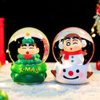 Christmas snow globe blind box with star motif