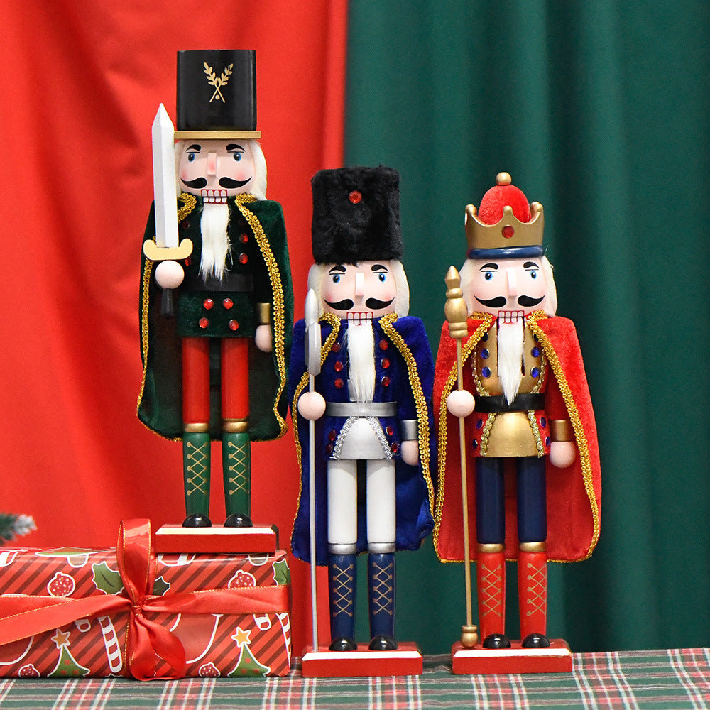 Large wooden nutcracker, 38 cm