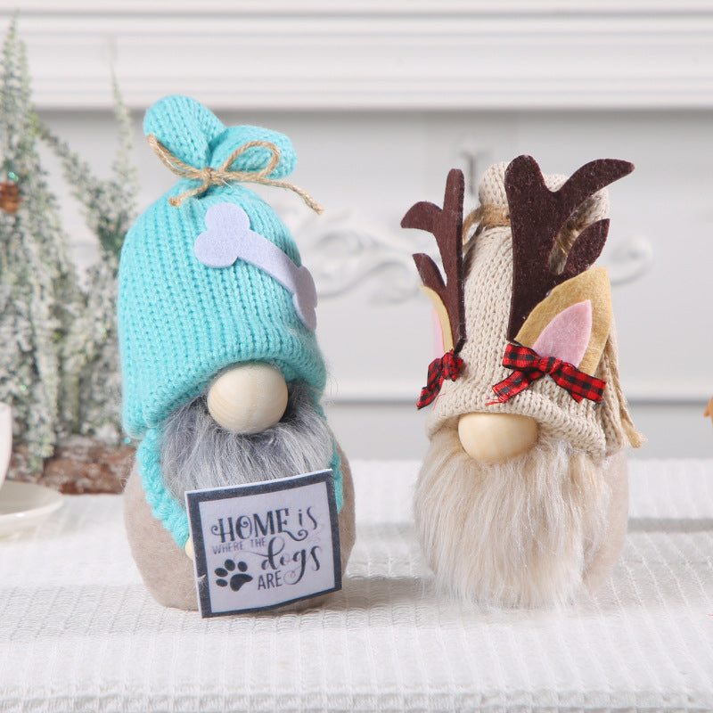 Christmas Elf, handmade fabric figure