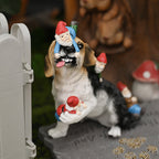 Creative gnome figure with animal motif