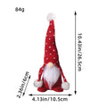 Decorative gnome figure with knitted hat