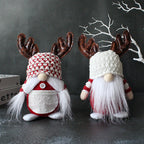 Christmas Elf Figure with Antler Hat, Standing