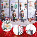 Nutcracker Hanging Ornament made of Wood, Set
