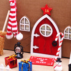 Miniature Elf Door with Lighting Effect for Dollhouses