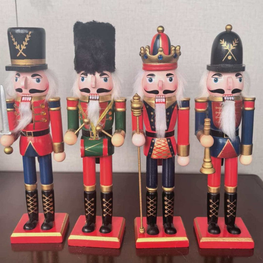 Nutcracker figure made of wood, 30 cm, Christmas decoration