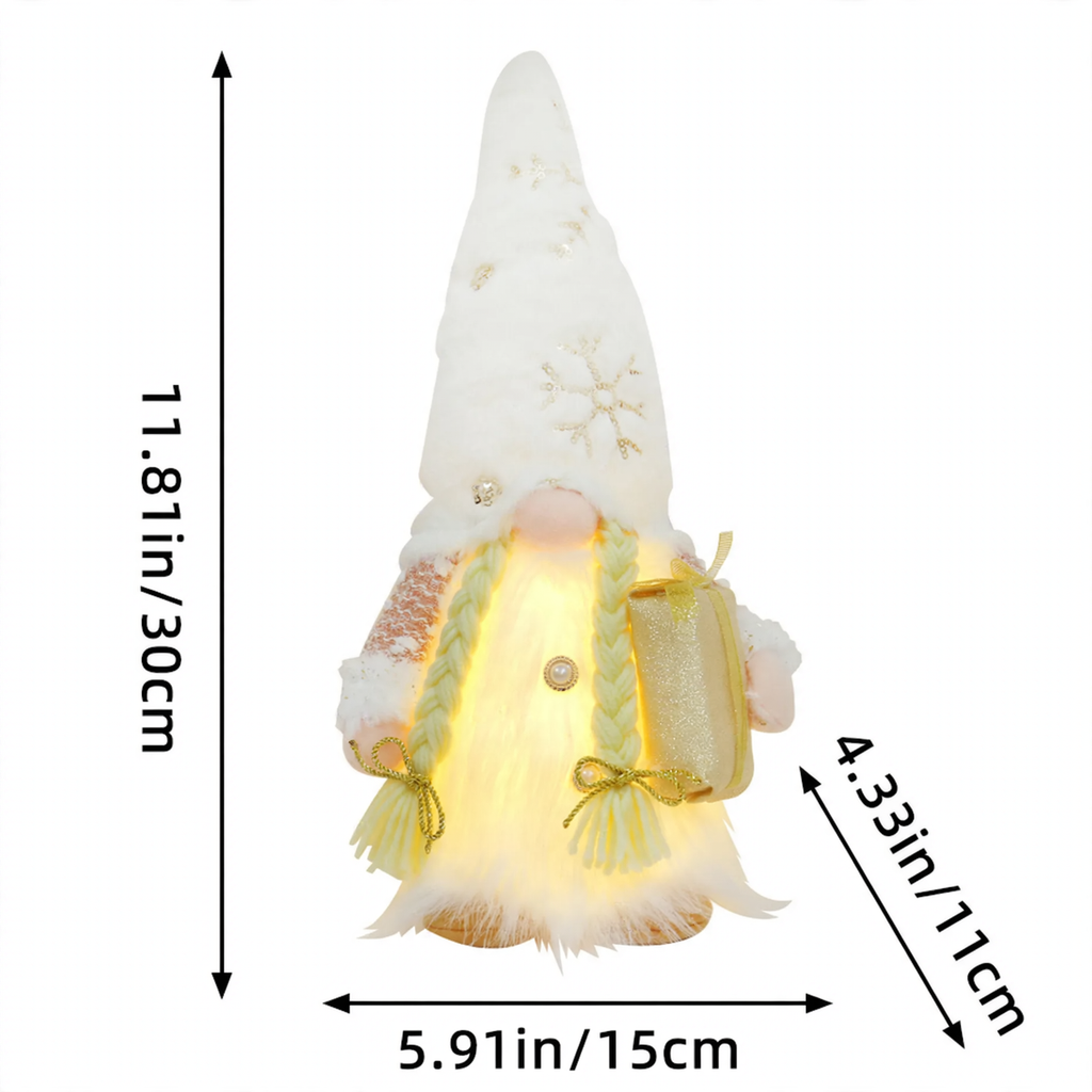 Shining Gnome with Sequin Hat