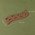 Miniature Christmas Footprint Mat for Dollhouses