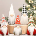 Decorative gnome figure, standing, made of fabric