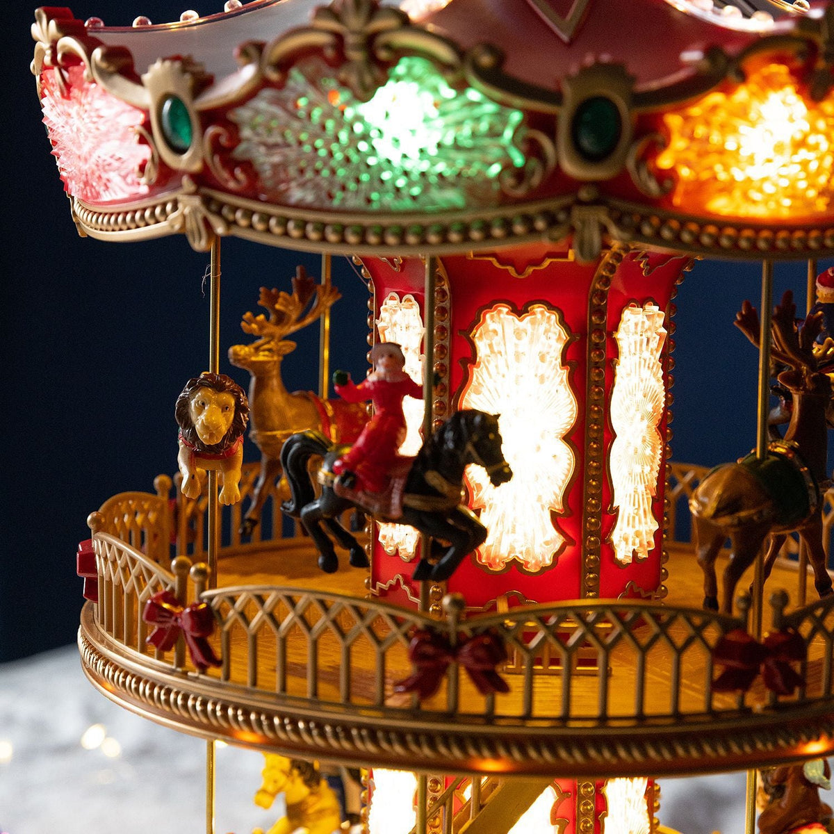 Decorative music box with lighting