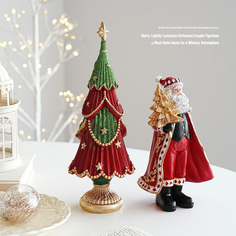 Decorative Christmas figure made of resin