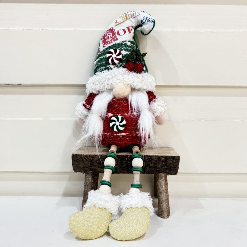 Adjustable elf figure for Christmas decoration