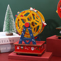 Wooden Ferris Wheel Music Box for Christmas