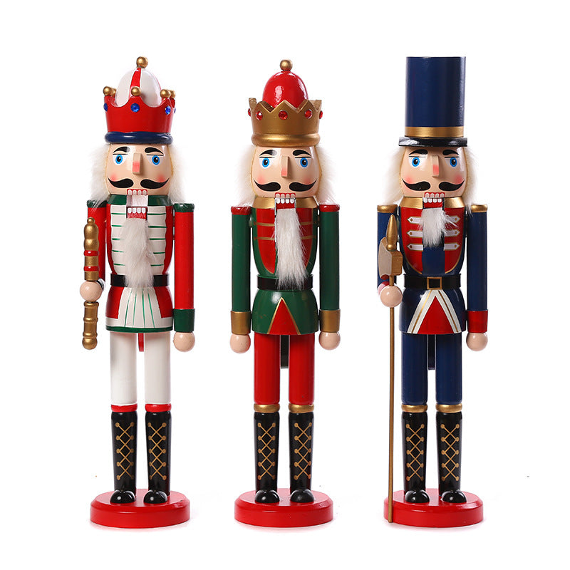 Large nutcracker figure made of wood, 52 cm