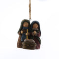 Christmas nativity figurine pendant made of resin