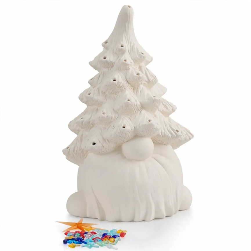 Christmas dwarf made of synthetic resin, decorative figure