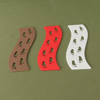 Miniature Christmas Footprint Mat for Dollhouses