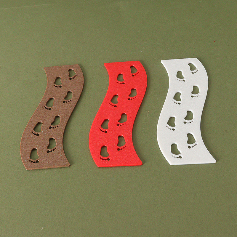 Miniature Christmas Footprint Mat for Dollhouses