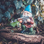Decorative gnome figure with equipment, various designs