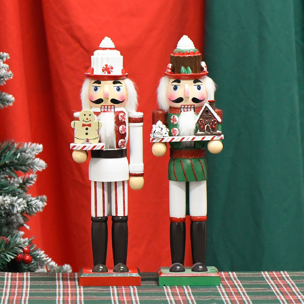 Nutcracker decorative figure, wood, 35 cm