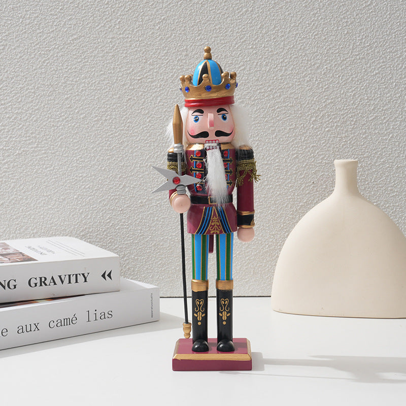 Decorative wooden nutcracker