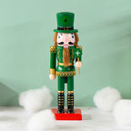 Decorative Nutcracker, 25 cm, Green