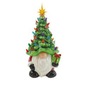 Illuminated gnome figure with LED light