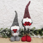 Scandinavian gnome figure, extendable, fabric
