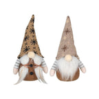 Christmas elf with knitted cap, brown