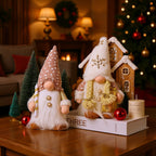 Glittering, shining Christmas gnome