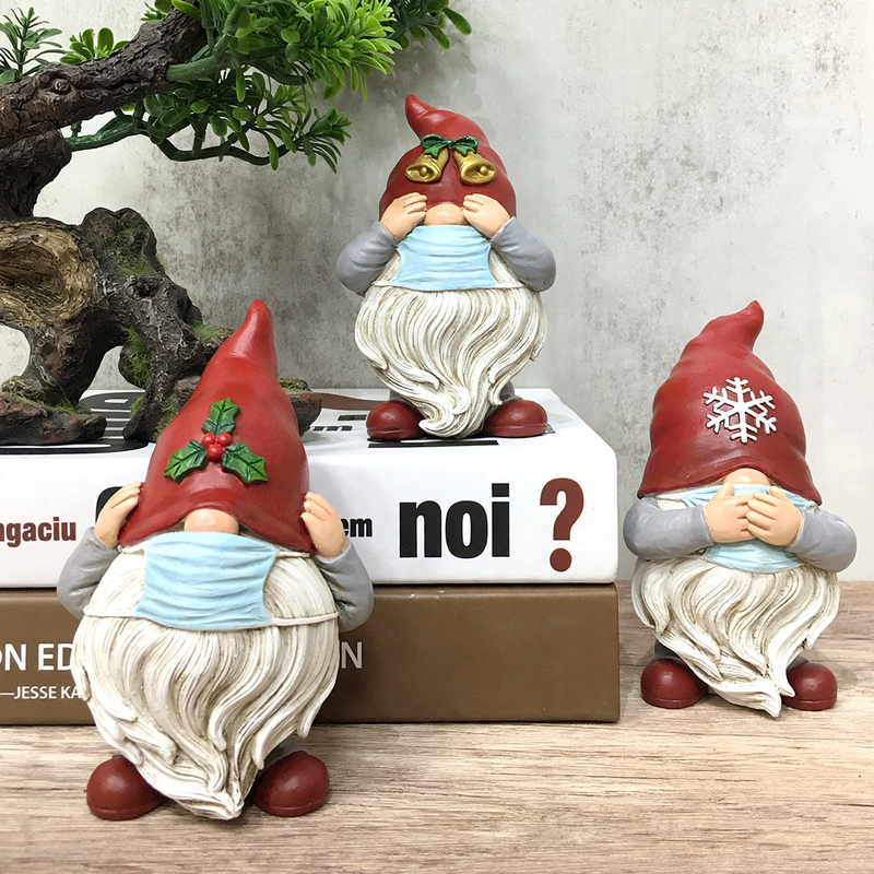 Three-Wise-Dwarfs, Resin-Figures